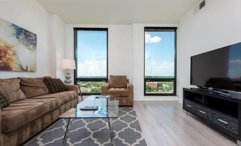 Spacious One Bedroom featuring a Living Room, Kitc