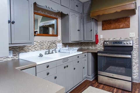 Kitchen with modern appliances