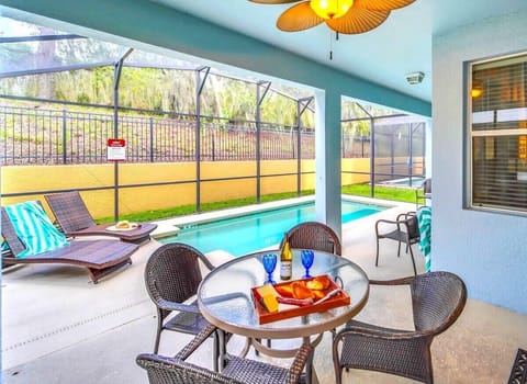 Outside Dining and Pool