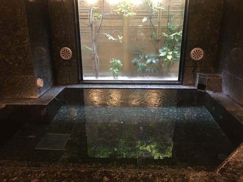 Indoor spa tub