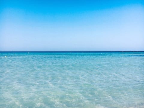 On the beach, white sand, 10 beach bars