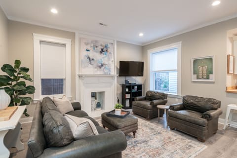 Living Room — Historic Haven vacation rental in St. Louis.