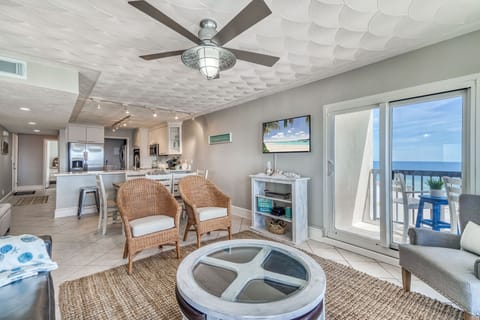 Living Room - Equipped with a Large Flat Screen TV