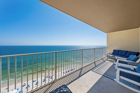 Crystal Shores West 1006 Gulf Front Balcony