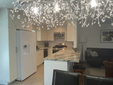 Kitchen open to Dining