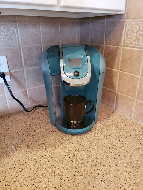 Keurig - enjoy a fresh cup of Coffee from the balcony