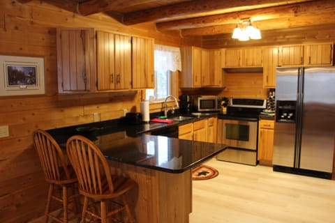 Plenty of room at the counter for breakfast