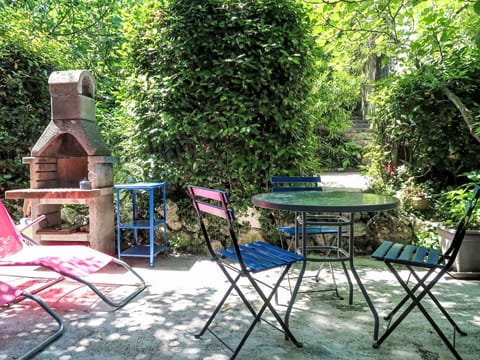 Furniture, Outdoor Furniture, Chair, Table, Outdoor Table, Garden, Folding Chair, Spring, Backyard, Shade