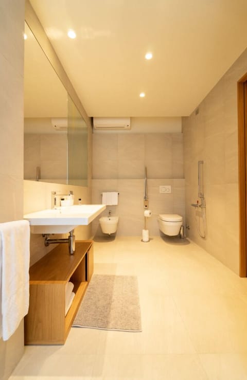 Deluxe Triple Room | Bathroom | Free toiletries, hair dryer, bidet, towels