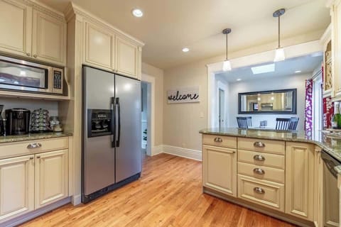 kitchen with coffee bar 