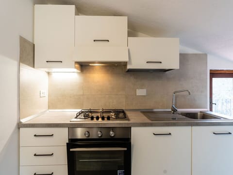 Kitchen, Kitchen Appliance, Countertop, Major Appliance, Kitchen Stove, Cabinetry, Home Appliance, Stove, Interior Design, Gas Stove