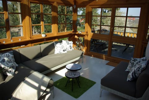 Condo, Balcony, Garden View (incl. EUR 120 Cleaning fee) | Living area | 32-inch flat-screen TV with satellite channels, TV, DVD player