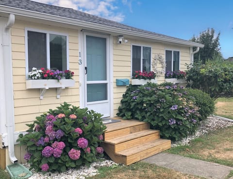Our 1940's cottage in full bloom.