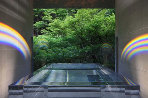 Modern Art Suite Room with Open-Air Hot Spring Bath (Kohoo) Non smoking | Bathroom | Hair dryer, electronic bidet, towels