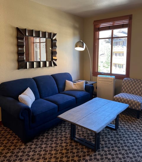 Living room with Queen Sleeper Sofa