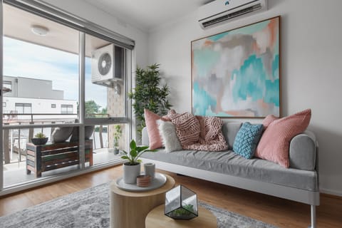 Apartment, 1 Bedroom, Non Smoking, Kitchen | Living area | 49-inch LCD TV with cable channels, TV