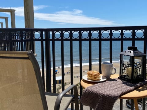 Ocean view from balcony