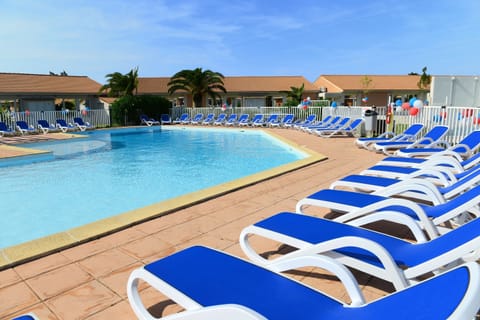 Take a dip in the shared outdoor pool.