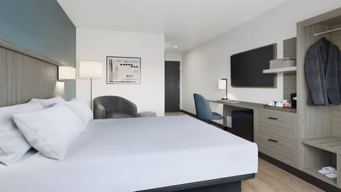 Room, 1 King Bed | Desk, laptop workspace, blackout drapes, iron/ironing board