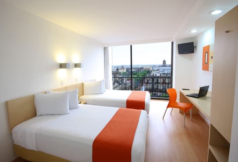 Superior Room, 2 Double Beds, Terrace | Desk, free WiFi, bed sheets