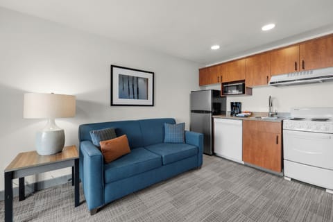 Suite, 1 Queen Bed with Sofa bed, Kitchen, Partial Ocean View | Laptop workspace, blackout drapes, free cribs/infant beds, free WiFi