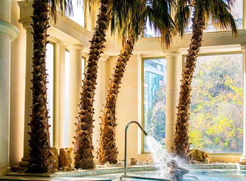 Indoor pool, outdoor pool
