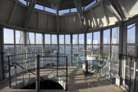 Double Room, Tower | Living area | 20-inch flat-screen TV with cable channels, TV