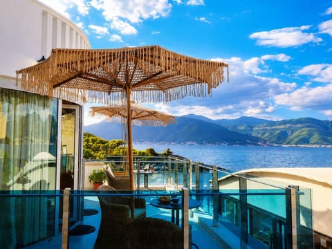 Deluxe Double Room, Sea View | Terrace/patio