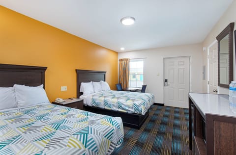 Standard Double Room, 2 Double Beds, Non Smoking | Iron/ironing board, free WiFi