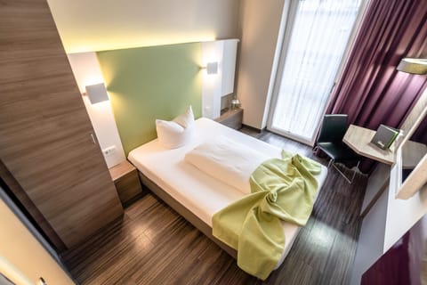 Hypo-allergenic bedding, blackout drapes, soundproofing