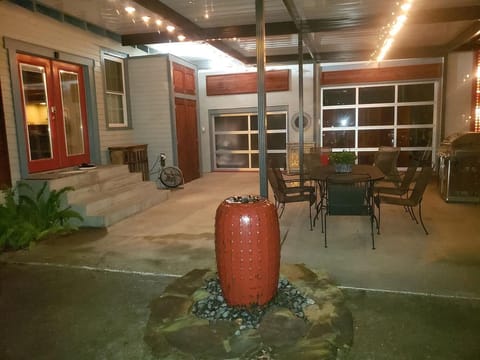 Shared Cover Patio with Propane Barbeque