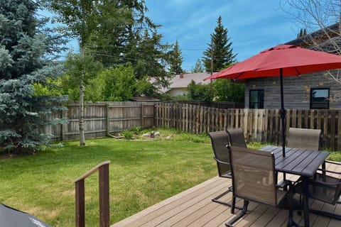 Enjoy the private, fenced backyard—perfect for relaxing, playing, and bringing your furry friend along for the adventure!