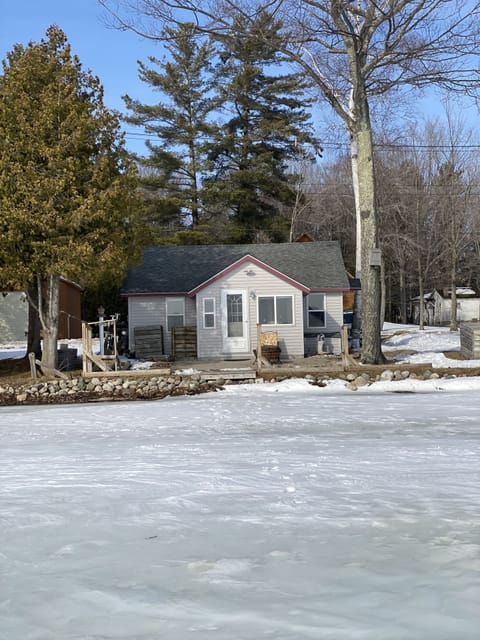 The Lake freezes over in the winter and is perfect for ice fishing.