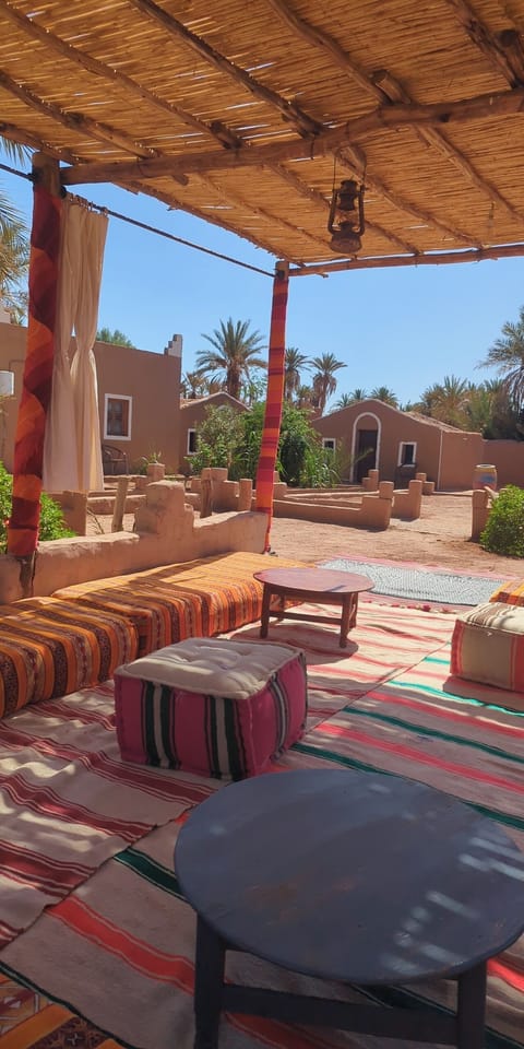 Outdoor wedding area
