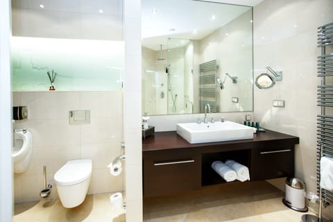 Tower Suite (Castle) | Bathroom | Shower, free toiletries, hair dryer, bathrobes