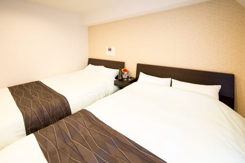 There are two double size beds