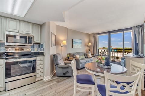 Spacious relaxing living room with coastal vibes