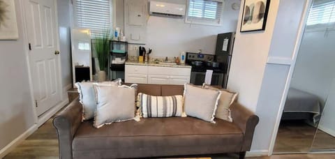 Pull out couch to watch tv.