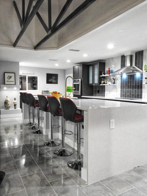 This massive 13' long island seats 6 or more comfortably