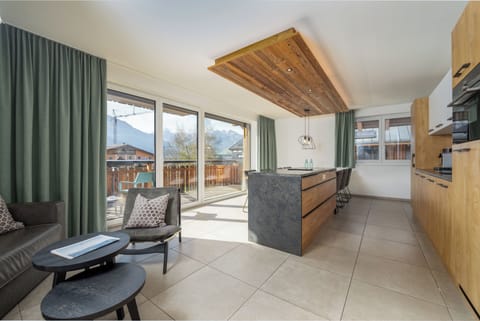 Deluxe Suite, 3 Bedrooms, Balcony (with Sofabed) | Private kitchen | Fridge