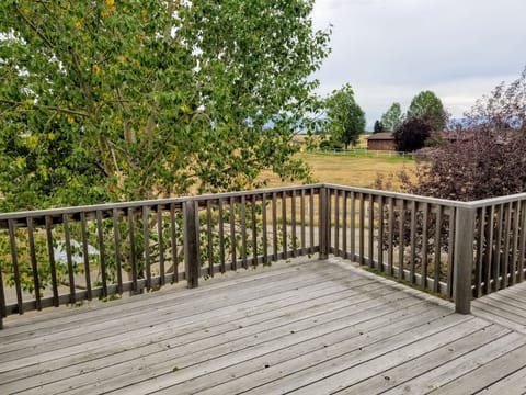 Private deck off the master suite.