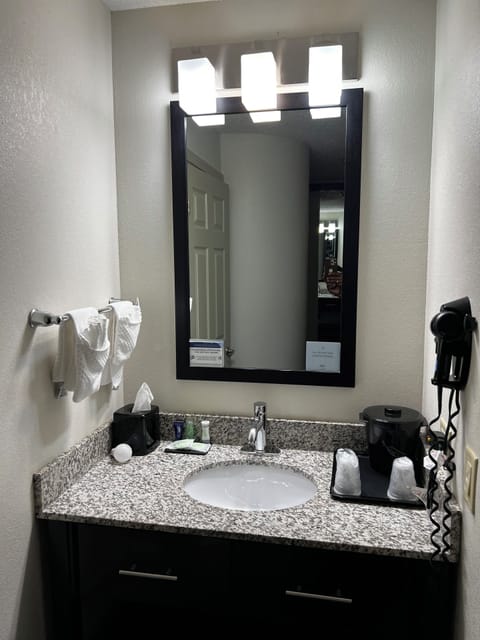 Free toiletries, hair dryer, towels