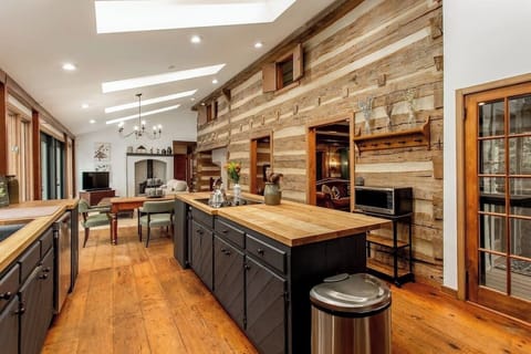 Beautifully restored custom kitchen with tons of light!