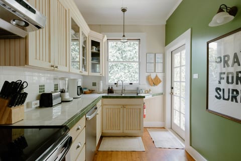 New appliances make for an easy going experience in the kitchen.