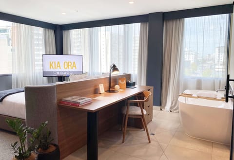 Junior Suite | In-room safe, desk, laptop workspace, blackout drapes