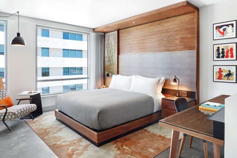 In-room safe, desk, laptop workspace, blackout drapes