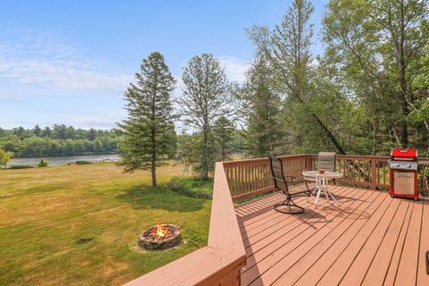 Savor the lake and surrounding beauty from our deck