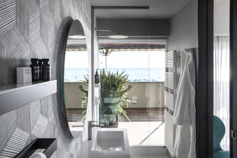 Free toiletries, hair dryer, bathrobes, slippers