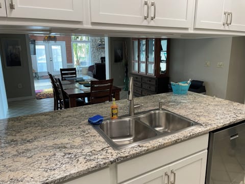 Kitchen looking into Dining