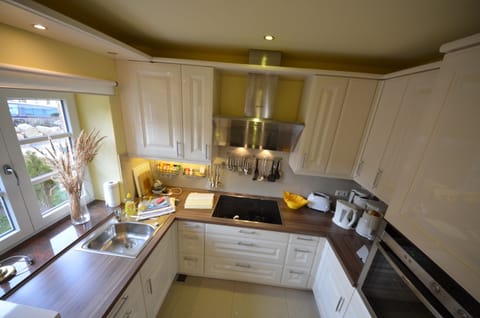 Deluxe House (Bel Air) | Private kitchen | Fridge, microwave, oven, stovetop